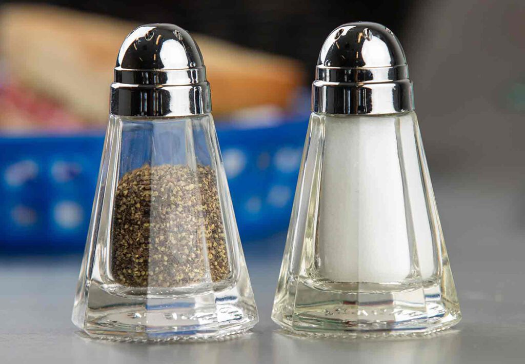 salt and pepper shakers