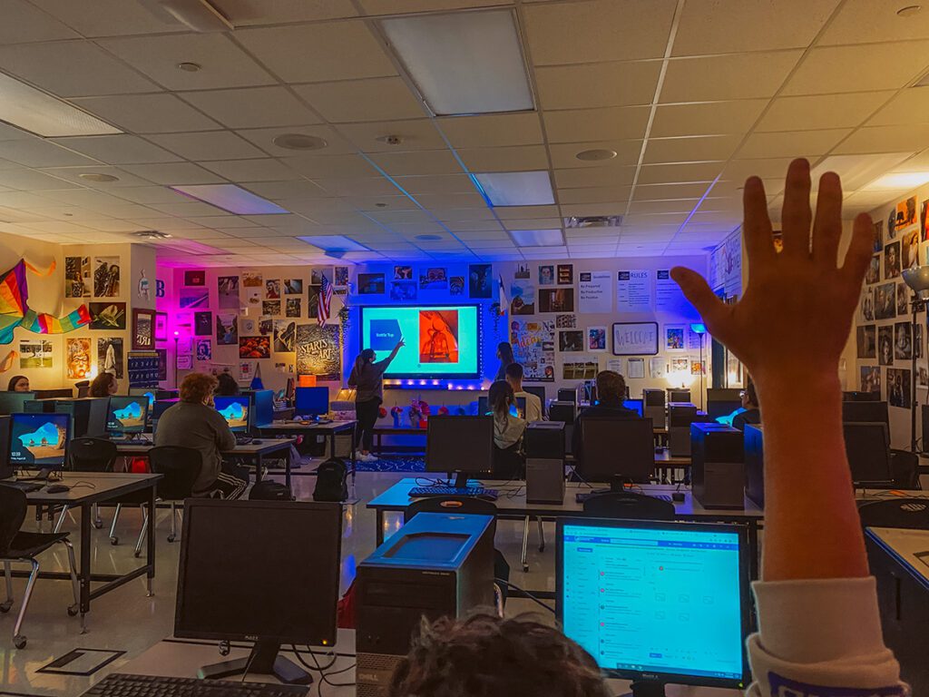 students in classroom