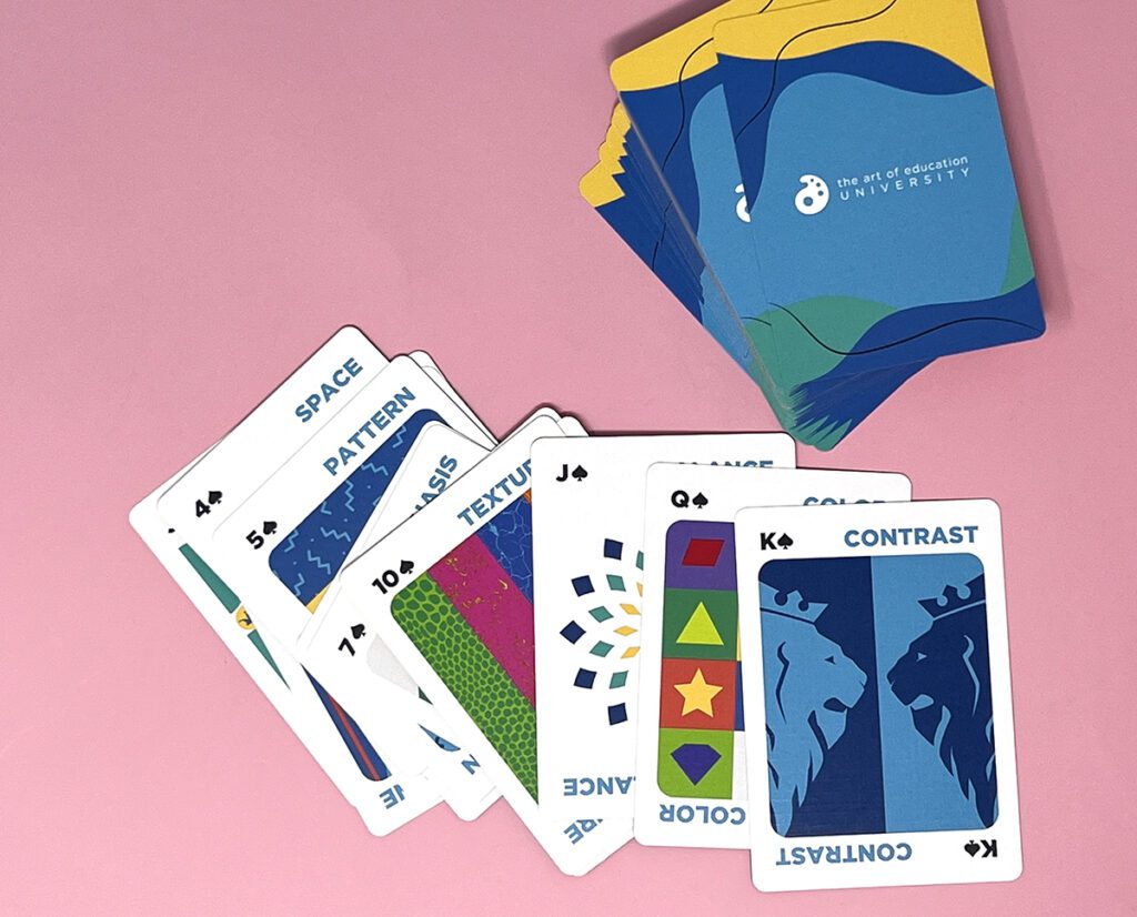 AOEU playing cards
