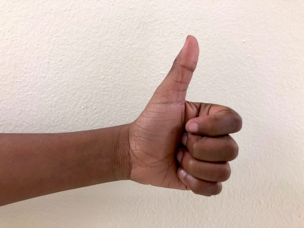 thumbs up