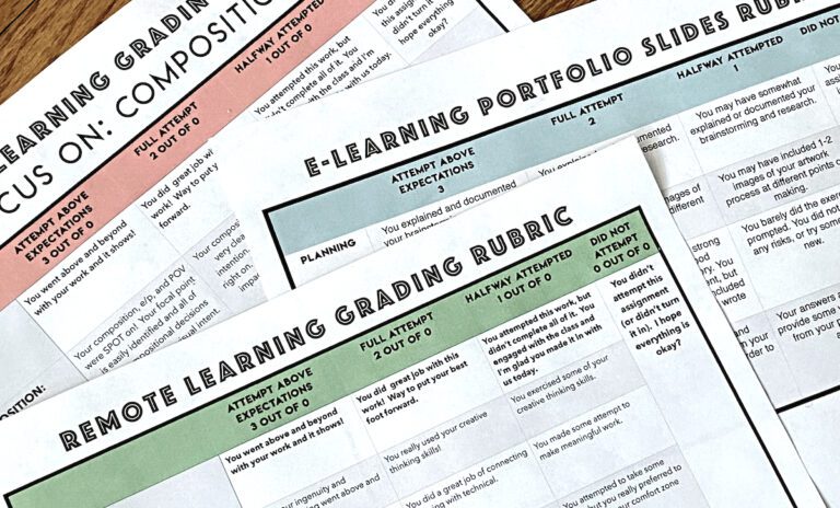 image of rubrics