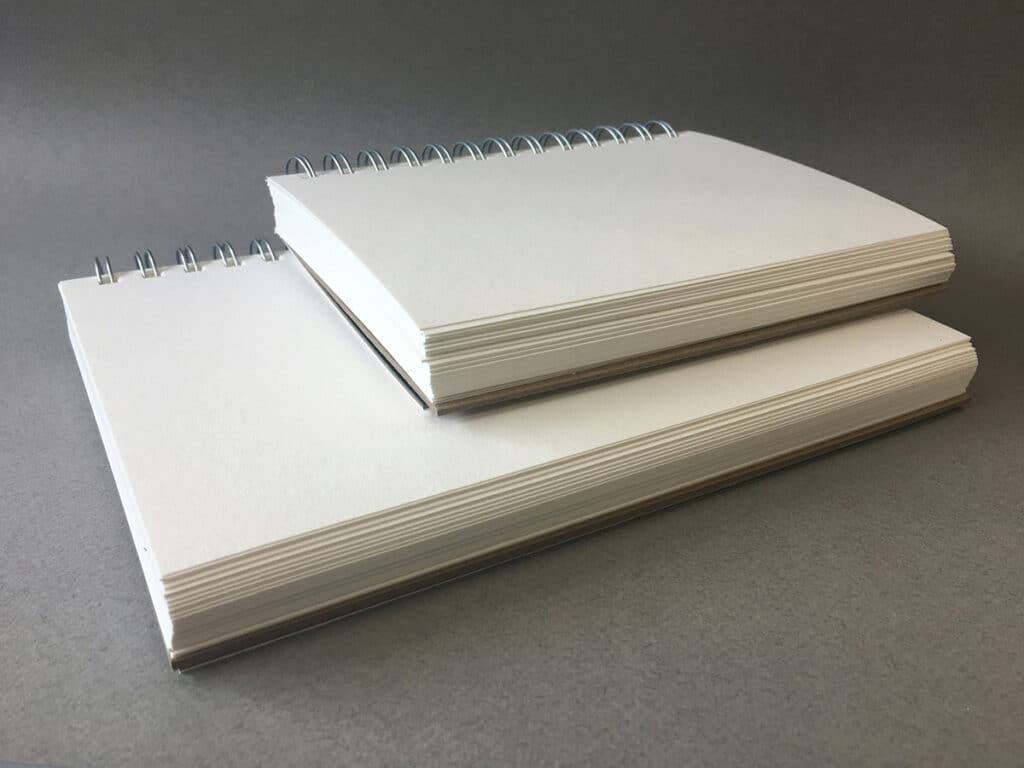 blank sketchbooks