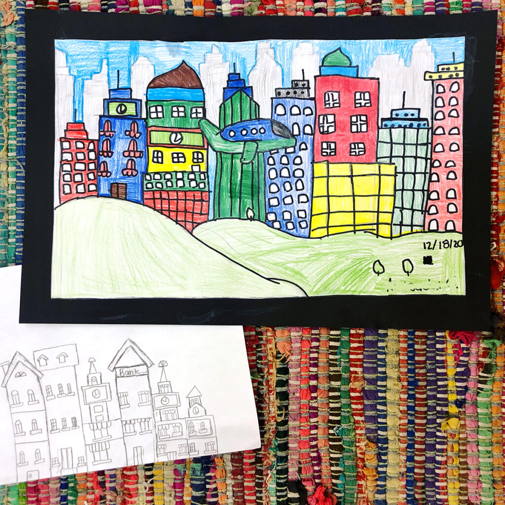 cityscape artwork