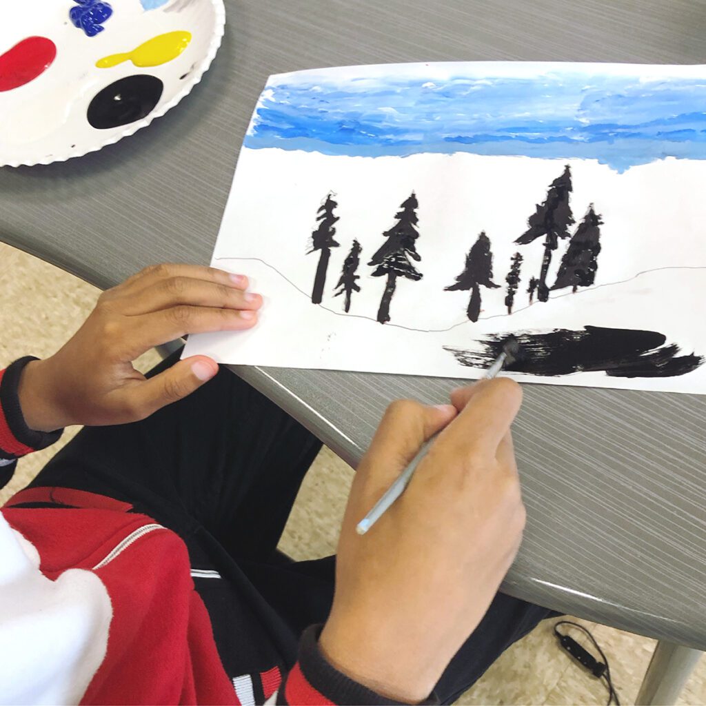 painting trees