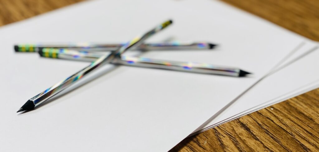 Pencil and paper