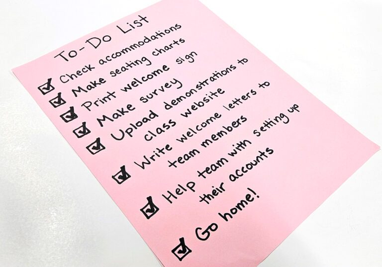 to do list