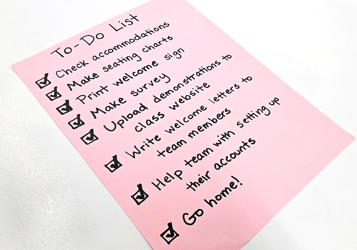 to do list
