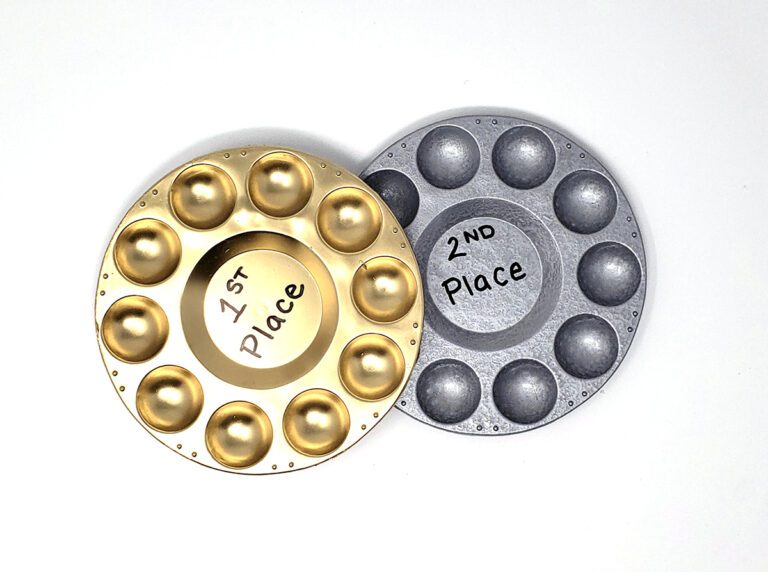 gold and silver palettes