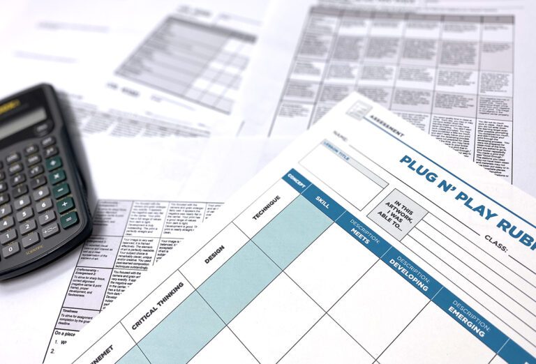 rubric with calculator