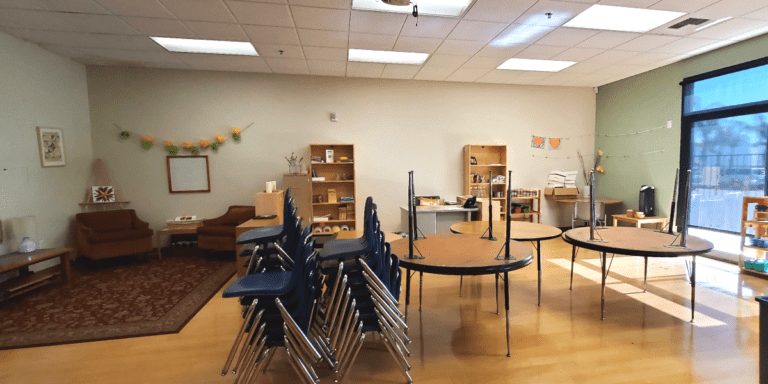 empty classroom