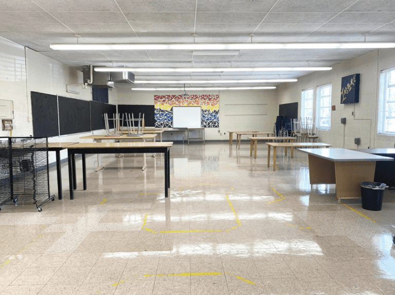 empty art room